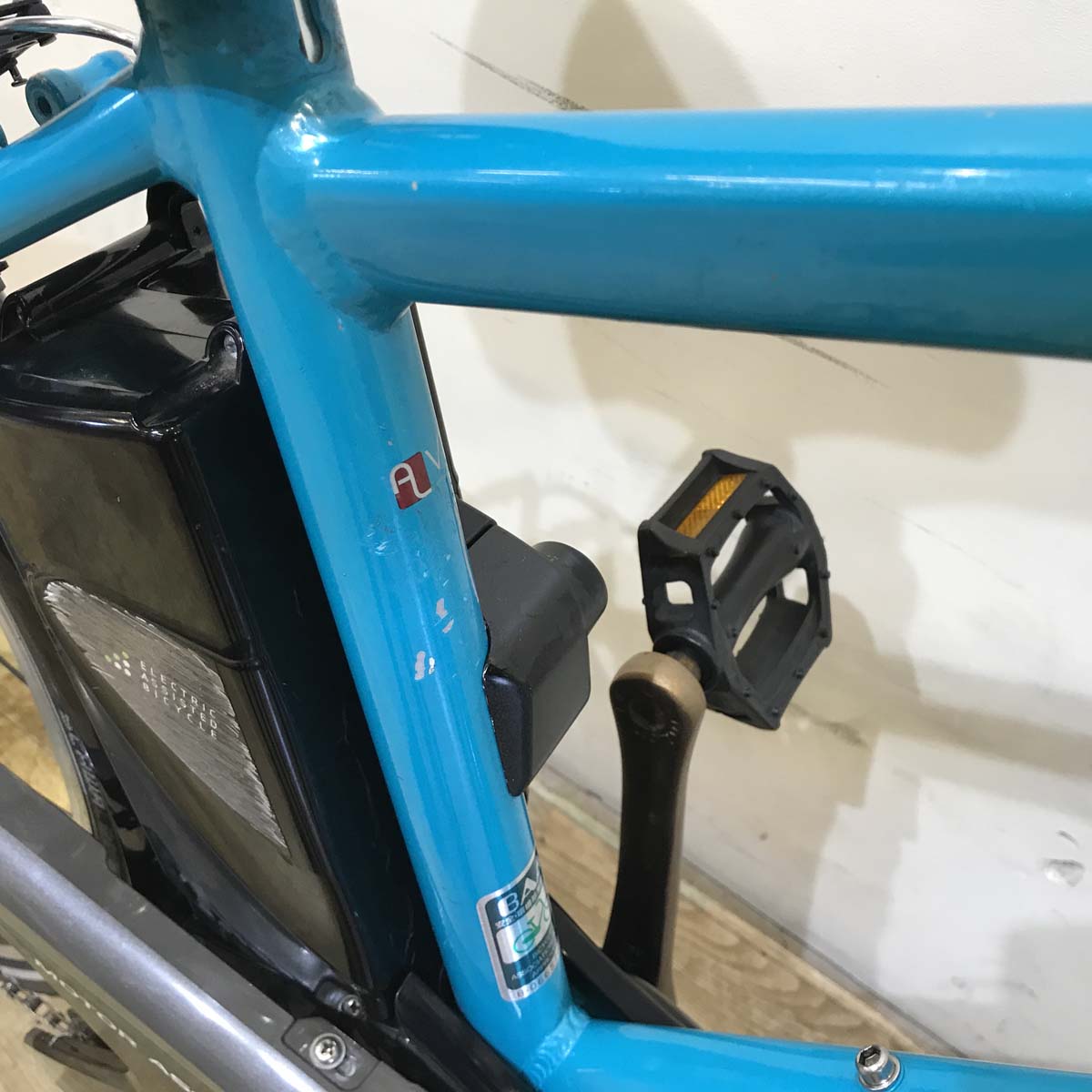 中古電動自転車 パナソニック ジェッター ブルー 700C KG094