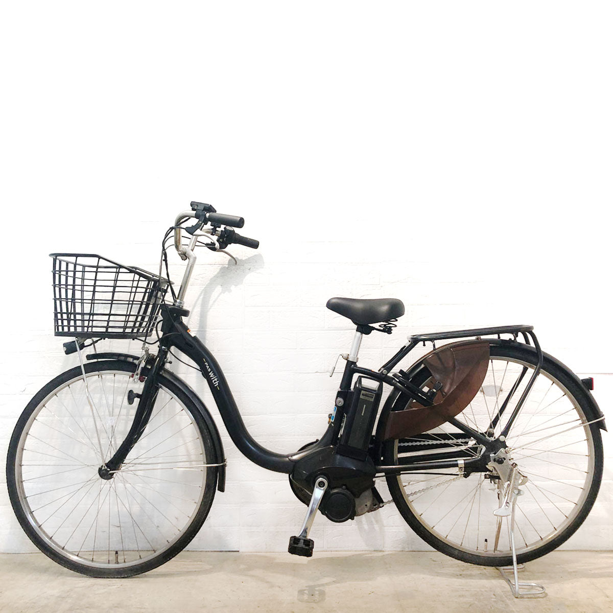 電動自転車 ヤマハ PAS With パス ウィズ ブラック 26インチ YV088 【中古車】