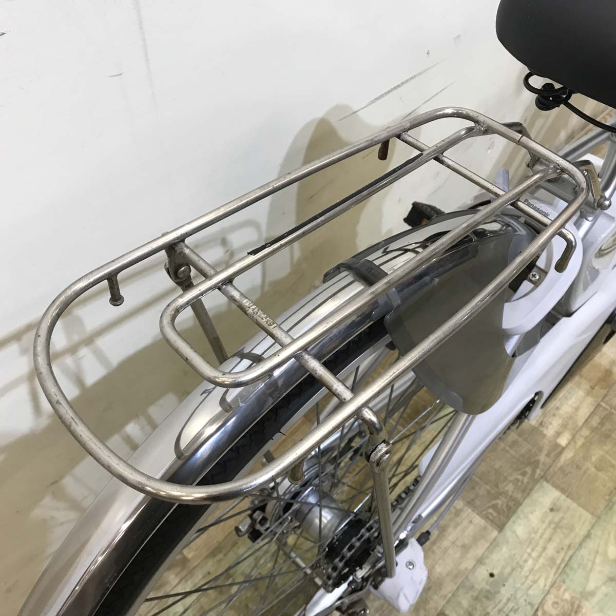 中古電動自転車 パナソニック ビビ NX シルバー 26インチ KB089