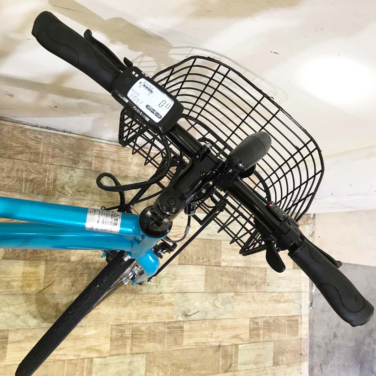 中古電動自転車 パナソニック ジェッター ブルー 700C KG094