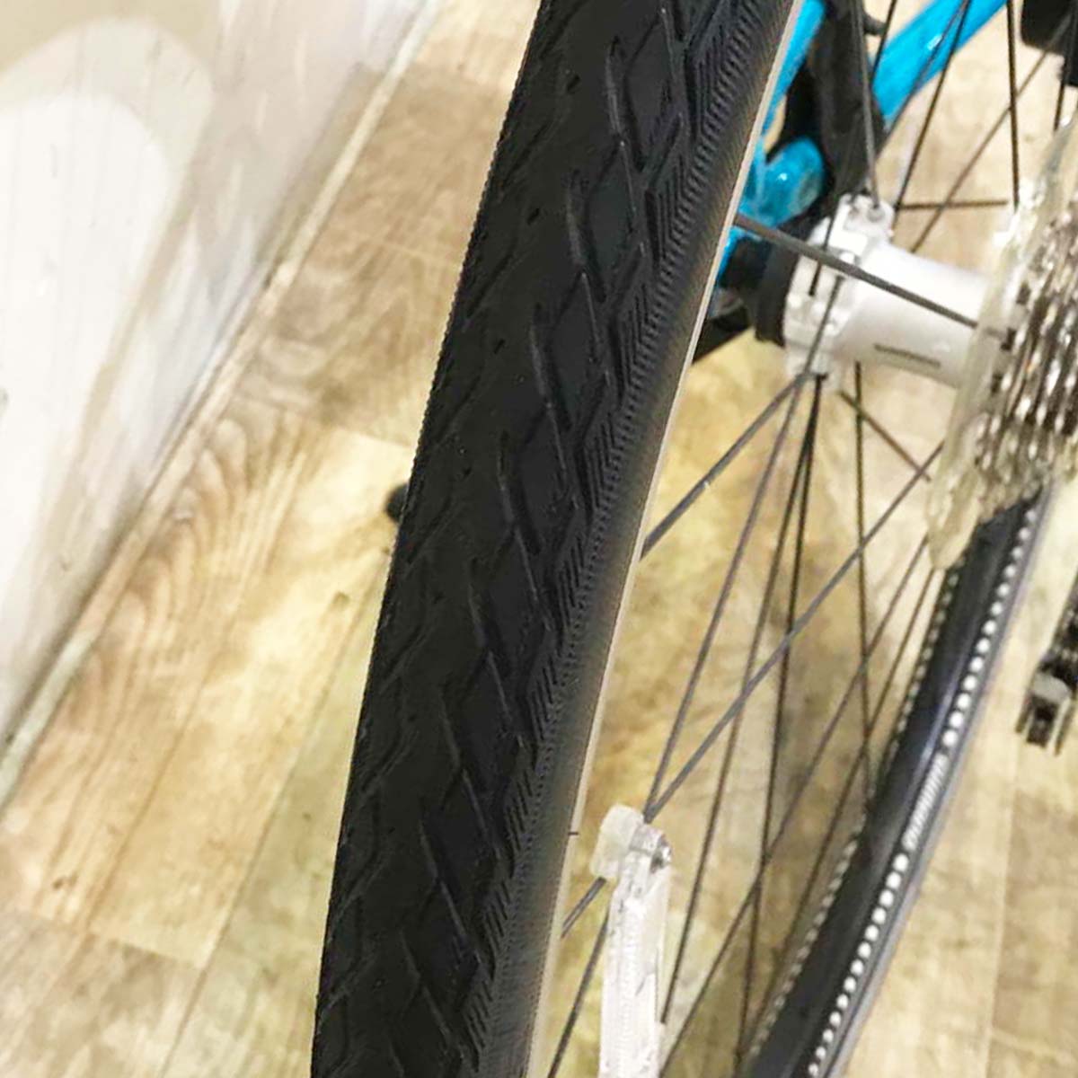 中古電動自転車 パナソニック ジェッター ブルー 700C KG094