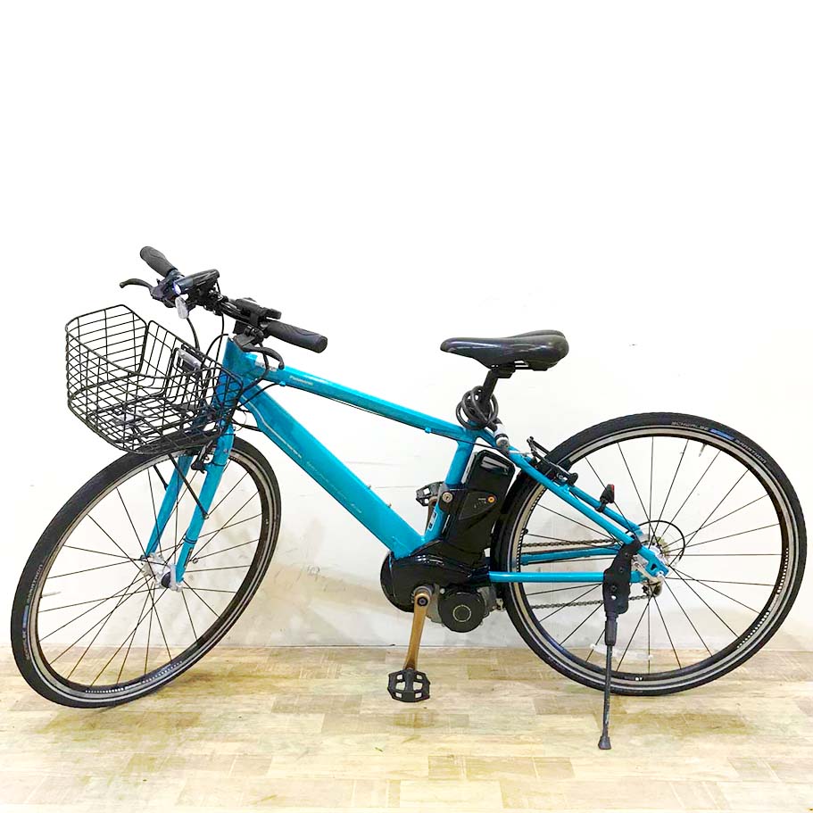 中古電動自転車 パナソニック ジェッター ブルー 700C KG094