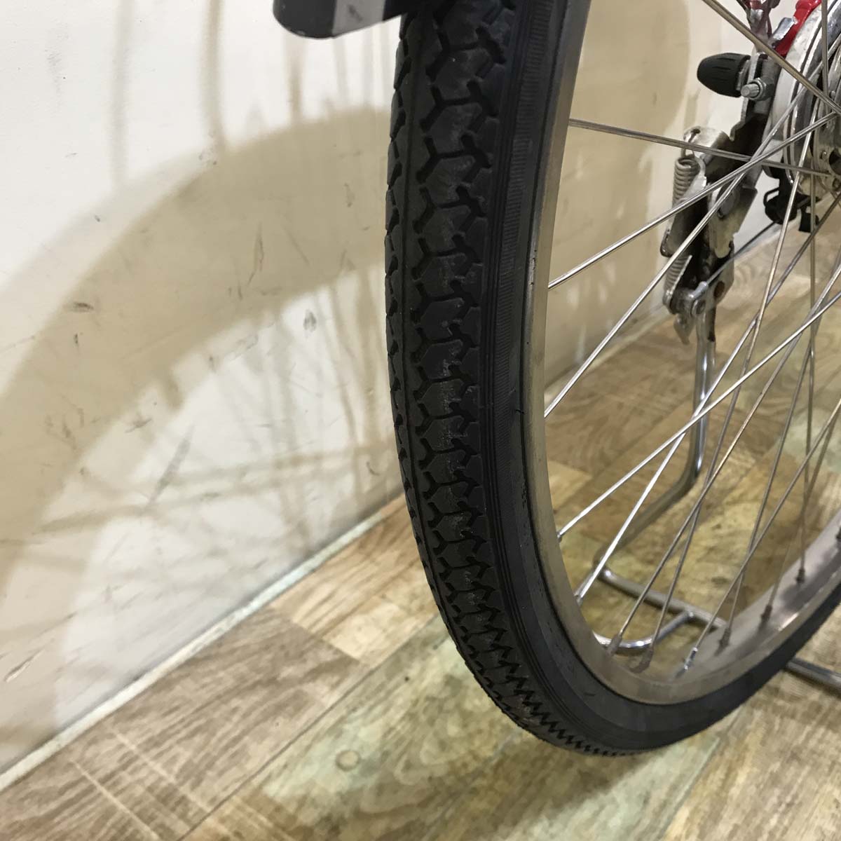 中古電動自転車  ヤマハ PAS ナチュラ XL スーパー レッド 26インチ KB091 