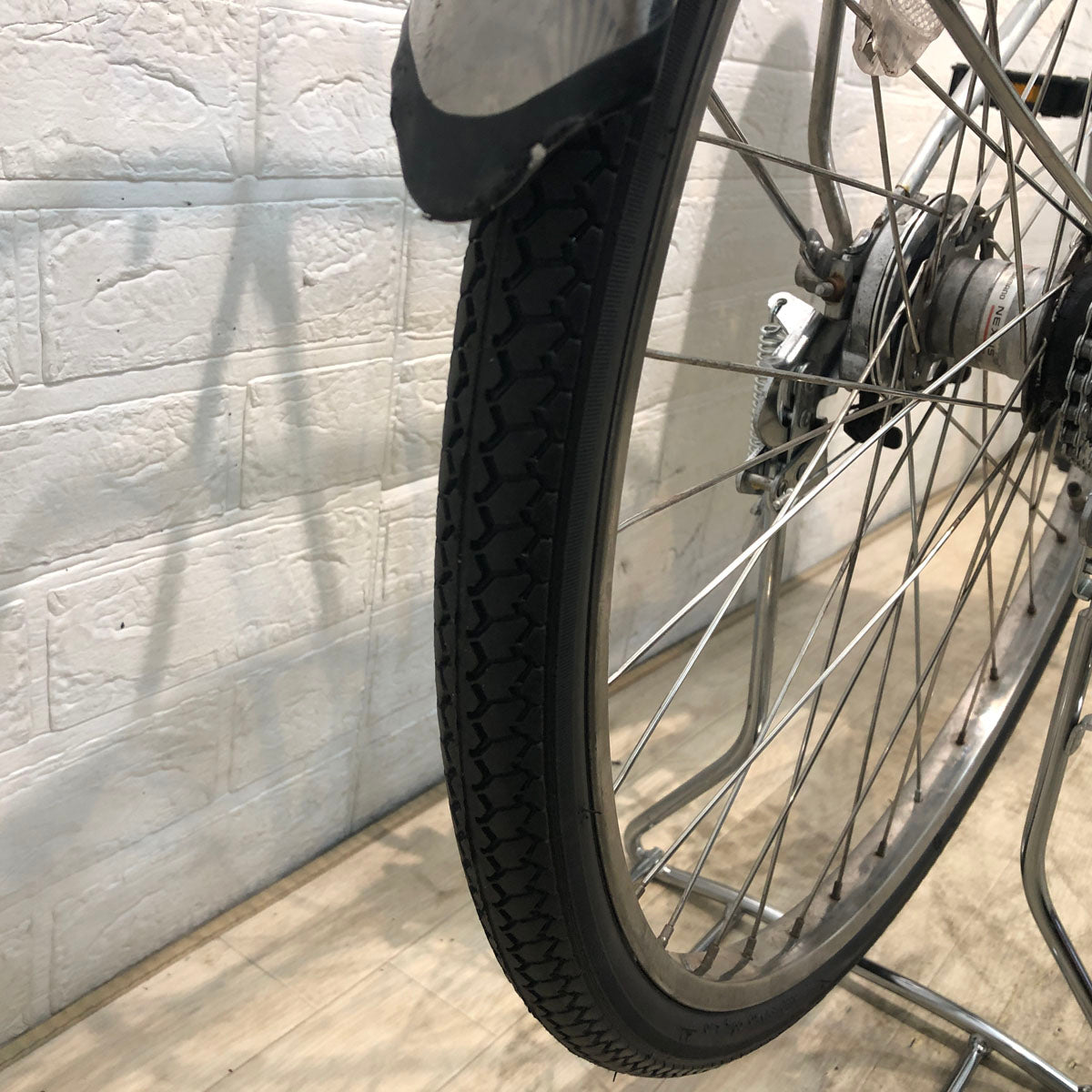 中古電動自転車 パナソニック ビビ TX シルバー 26インチ YD017