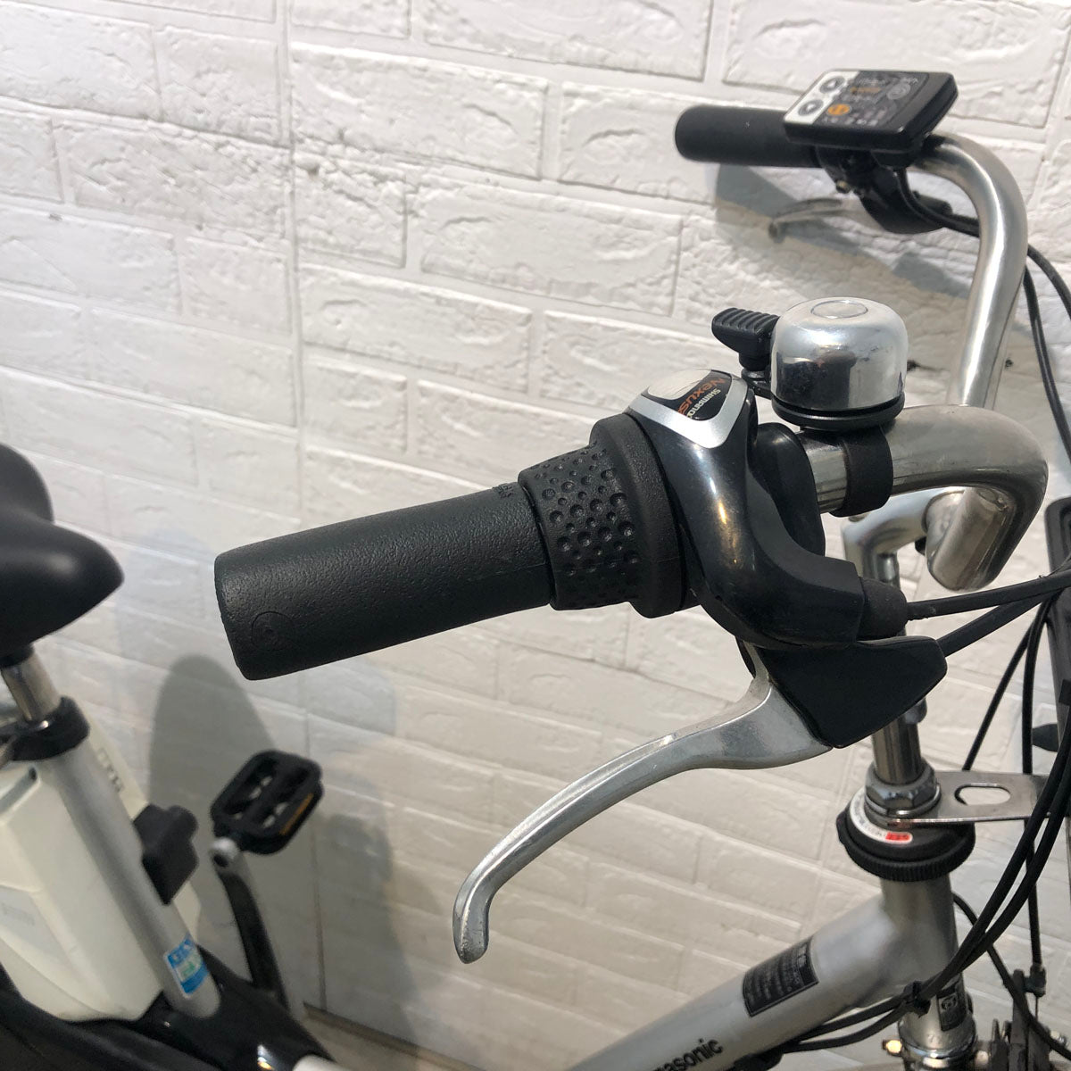 中古電動自転車 パナソニック ビビ TX シルバー 26インチ YD017