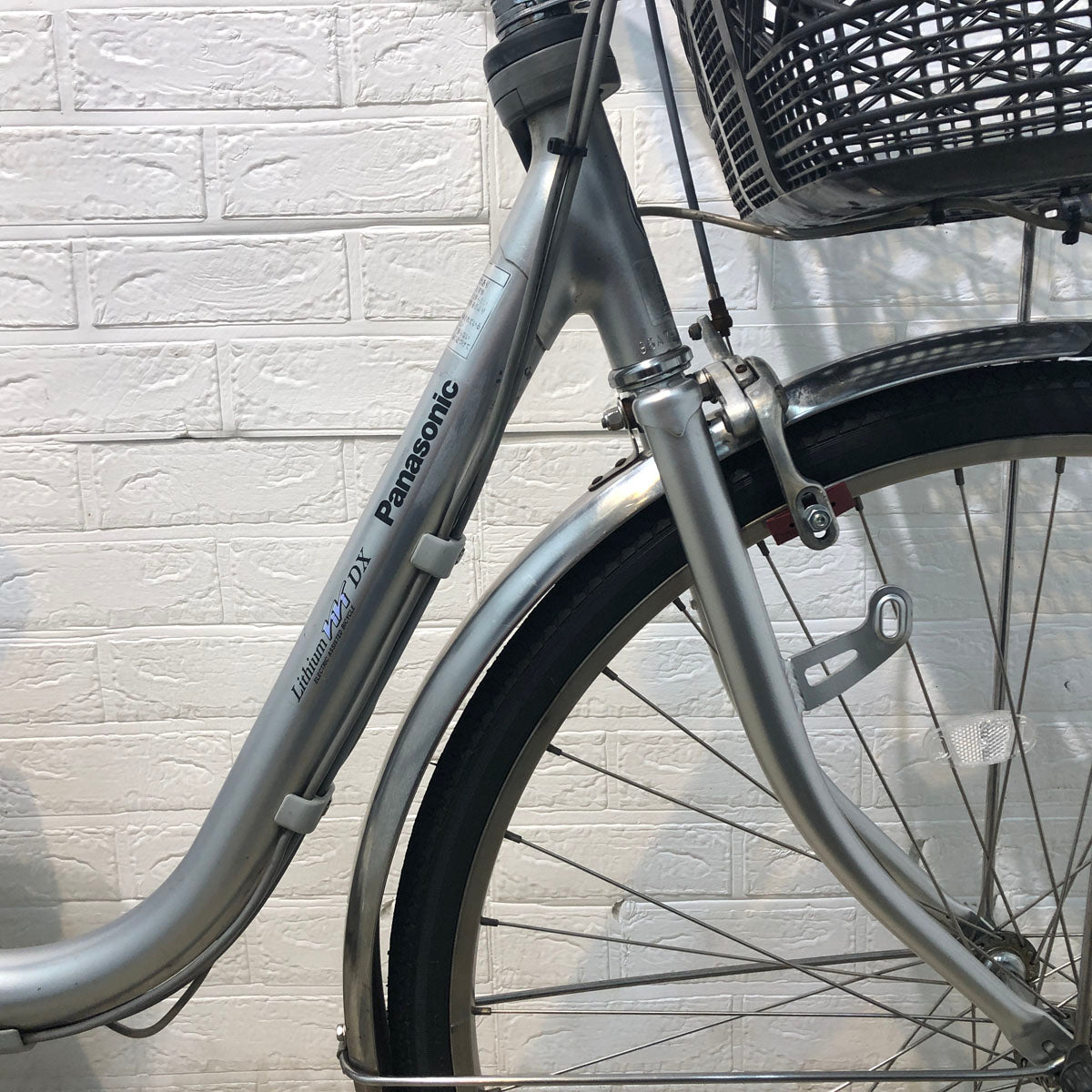中古電動自転車 パナソニック ビビ DX シルバー 26インチ YD018