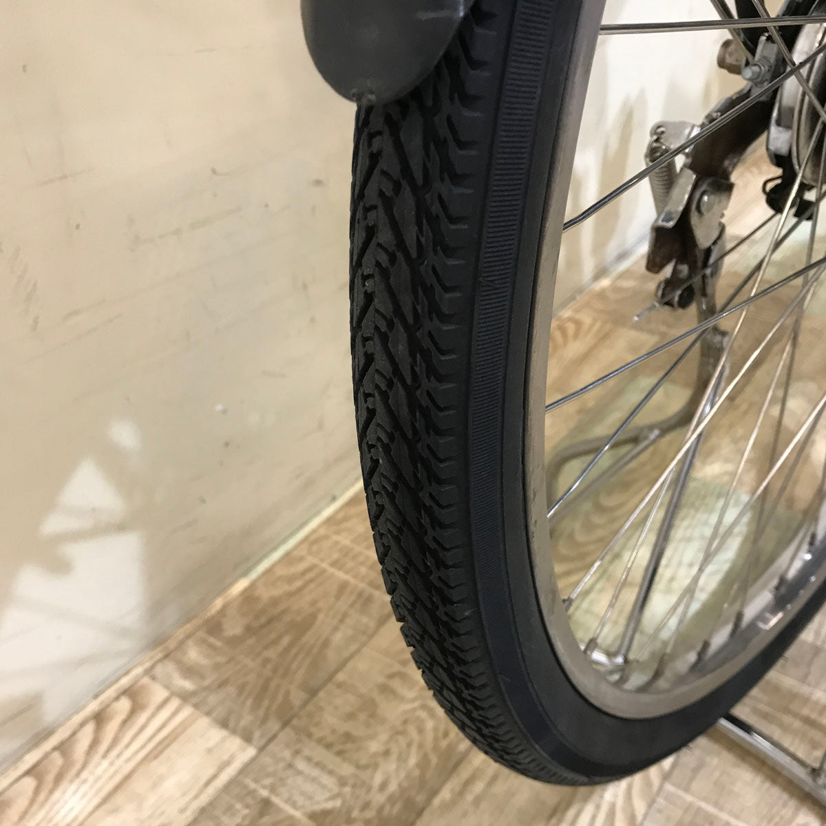ブリヂストン アンジェリーノ POSH ブラック 前22×後26インチ KS104【中古車】
