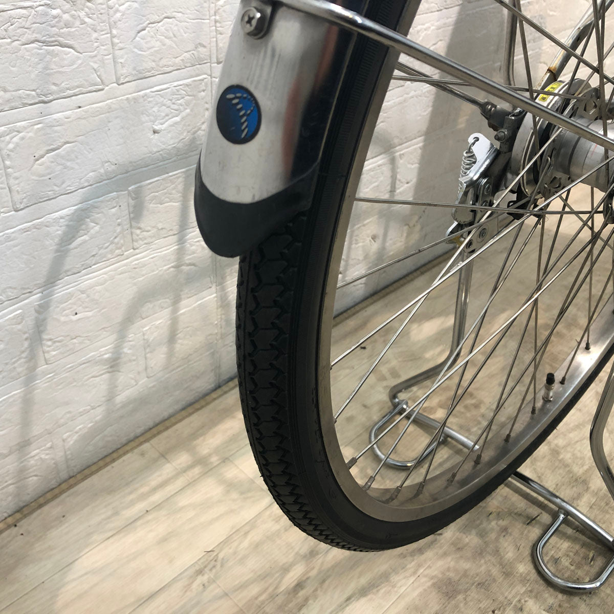 中古電動自転車 パナソニック ビビ DX シルバー 26インチ YD018