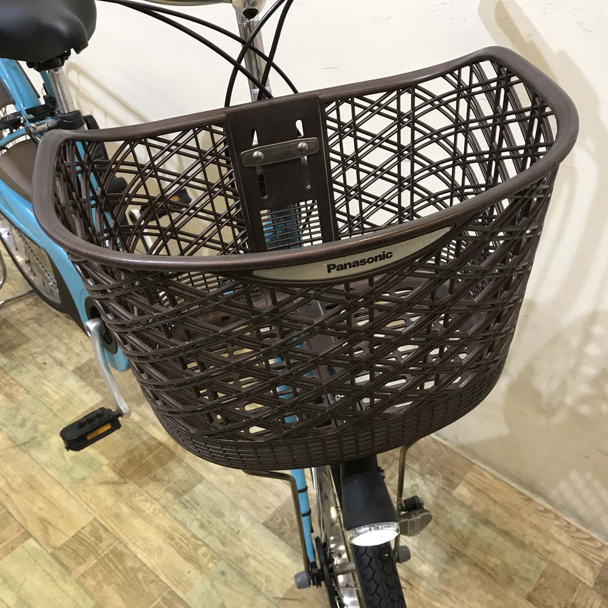 中古電動自転車 パナソニック ビビスタイルDX ブルー 26インチ KG097
