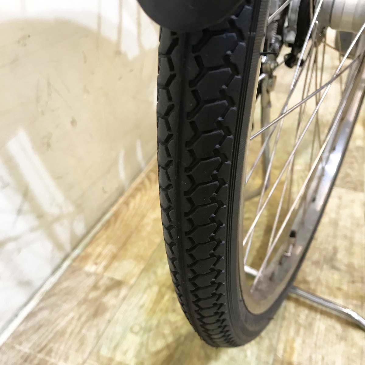 中古電動自転車 パナソニック ビビスタイルDX ブルー 26インチ KG097