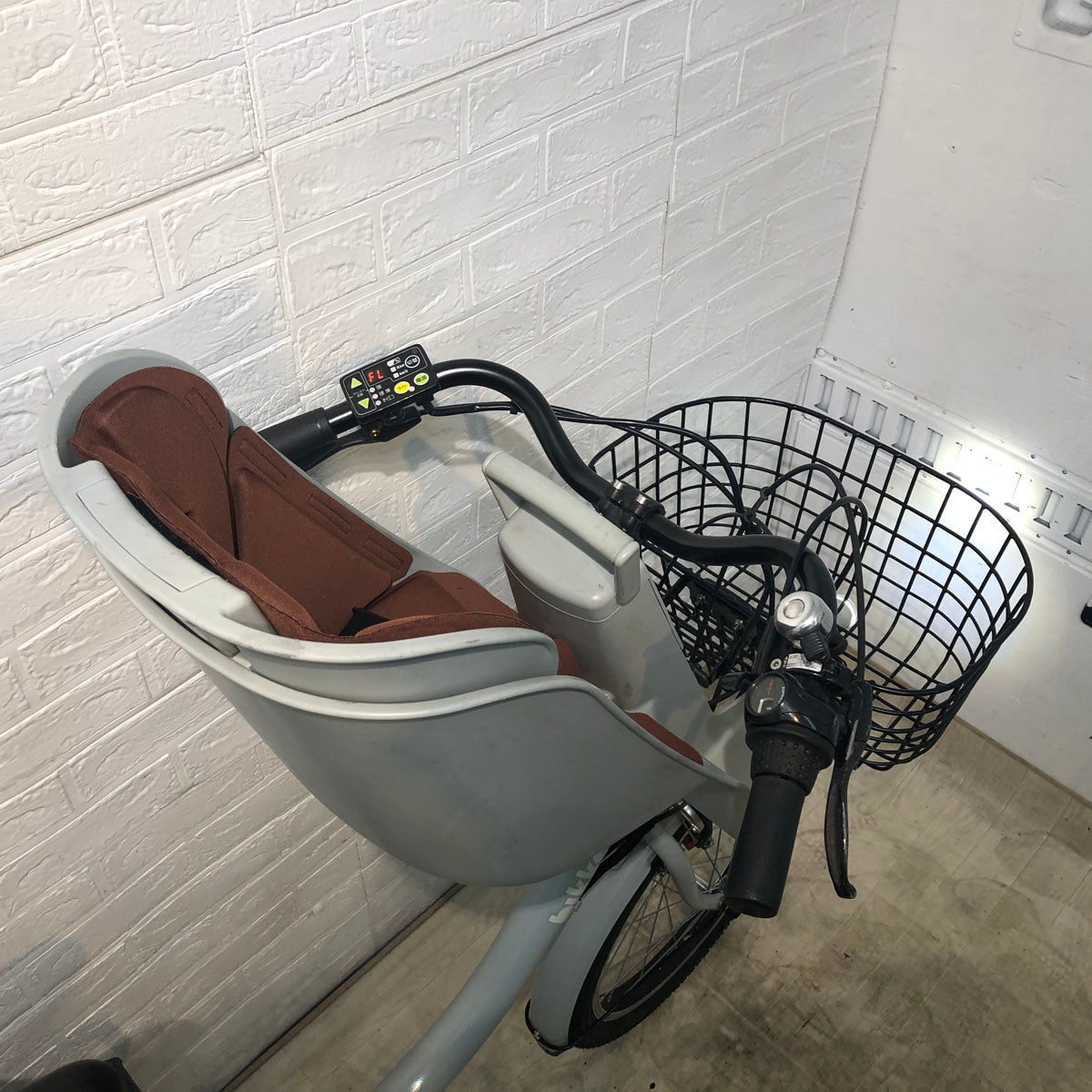 中古電動自転車 ブリヂストン bikke MOB e ビッケ モブ イー グレー 20インチ YD019