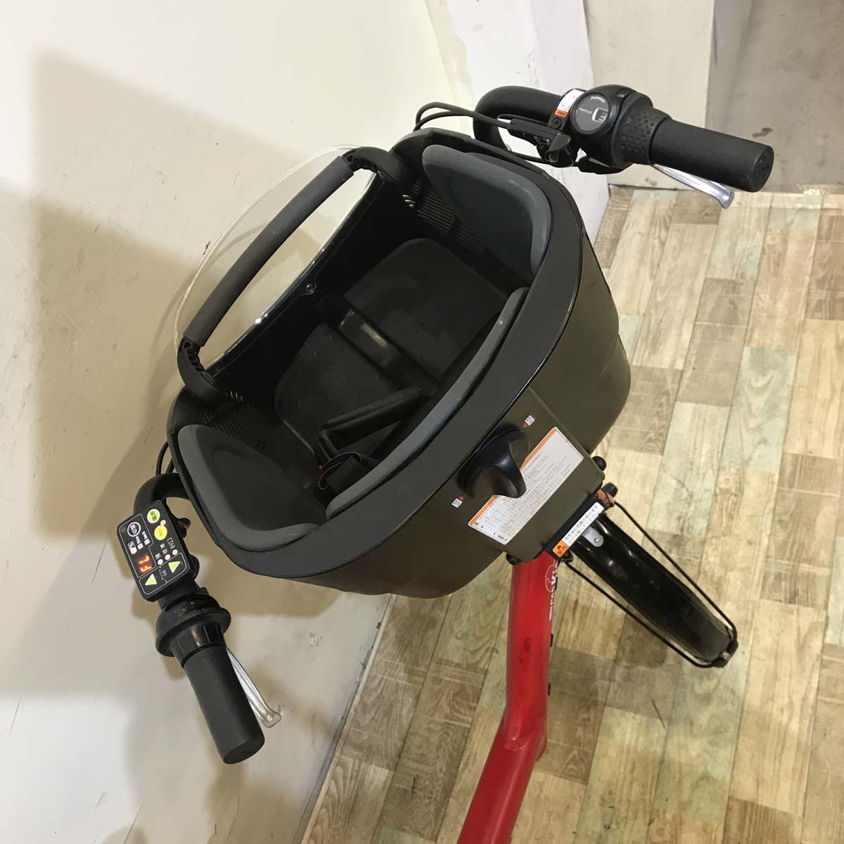 ヤマハ PAS Kiss mini パス キッス ミニ レッド 20インチ KB094【中古車】