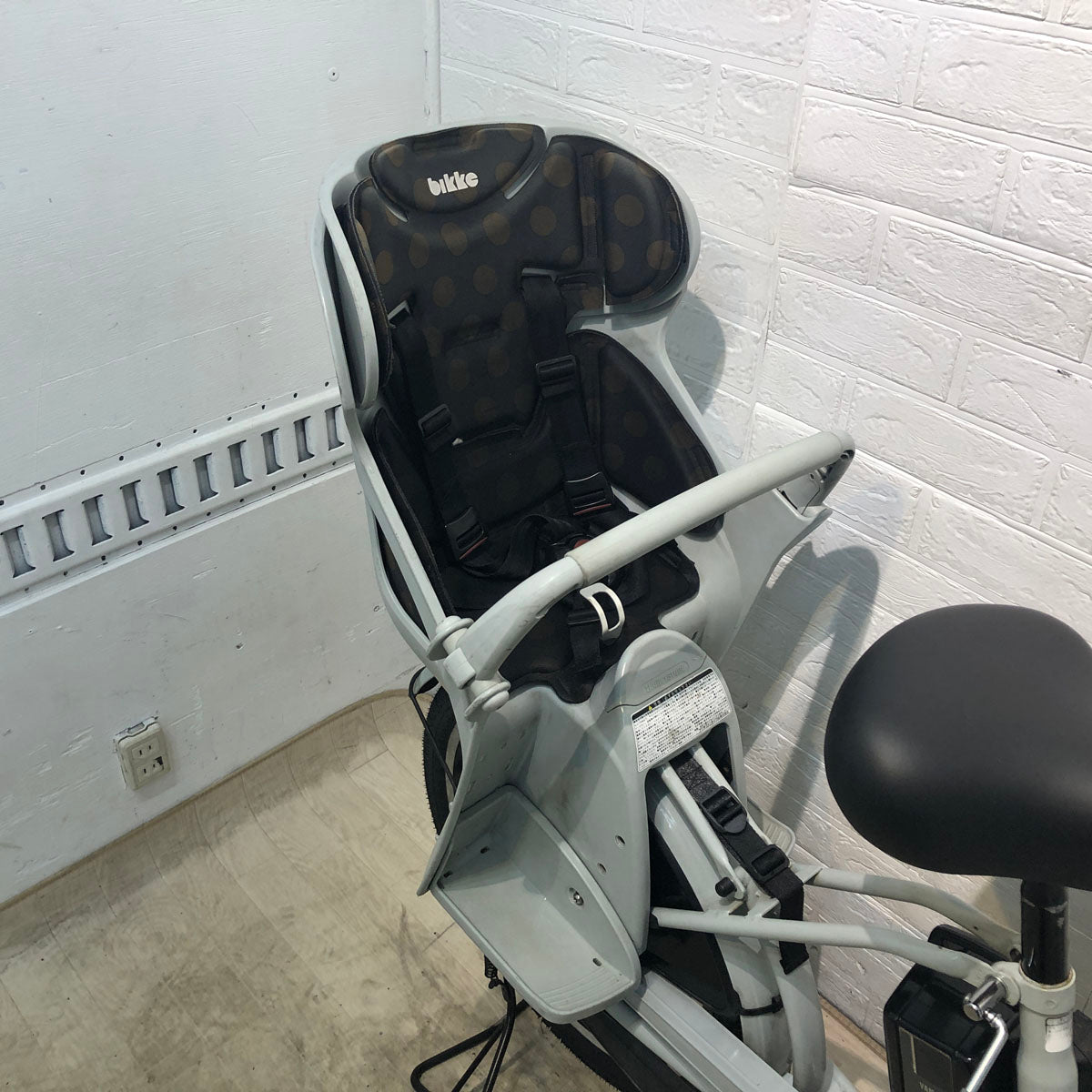 中古電動自転車 ブリヂストン bikke MOB e ビッケ モブ イー グレー 20インチ YD019