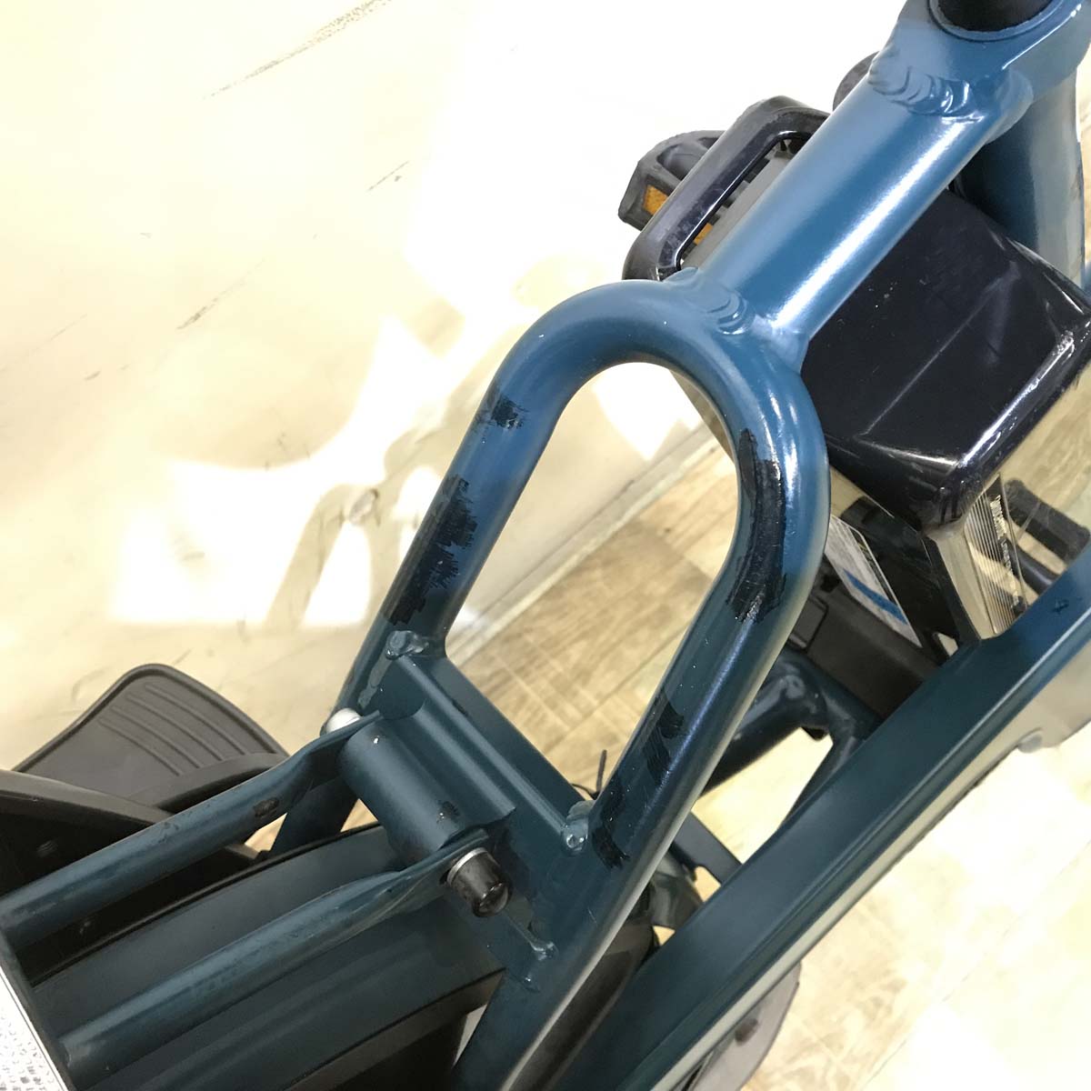 中古電動自転車 ブリヂストン ビッケグリ グリーン 24×20インチ KG098