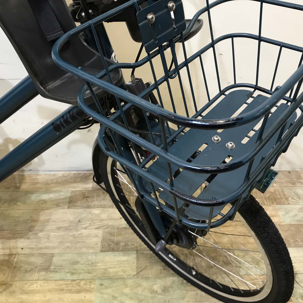 中古電動自転車 ブリヂストン ビッケグリ グリーン 24×20インチ KG098