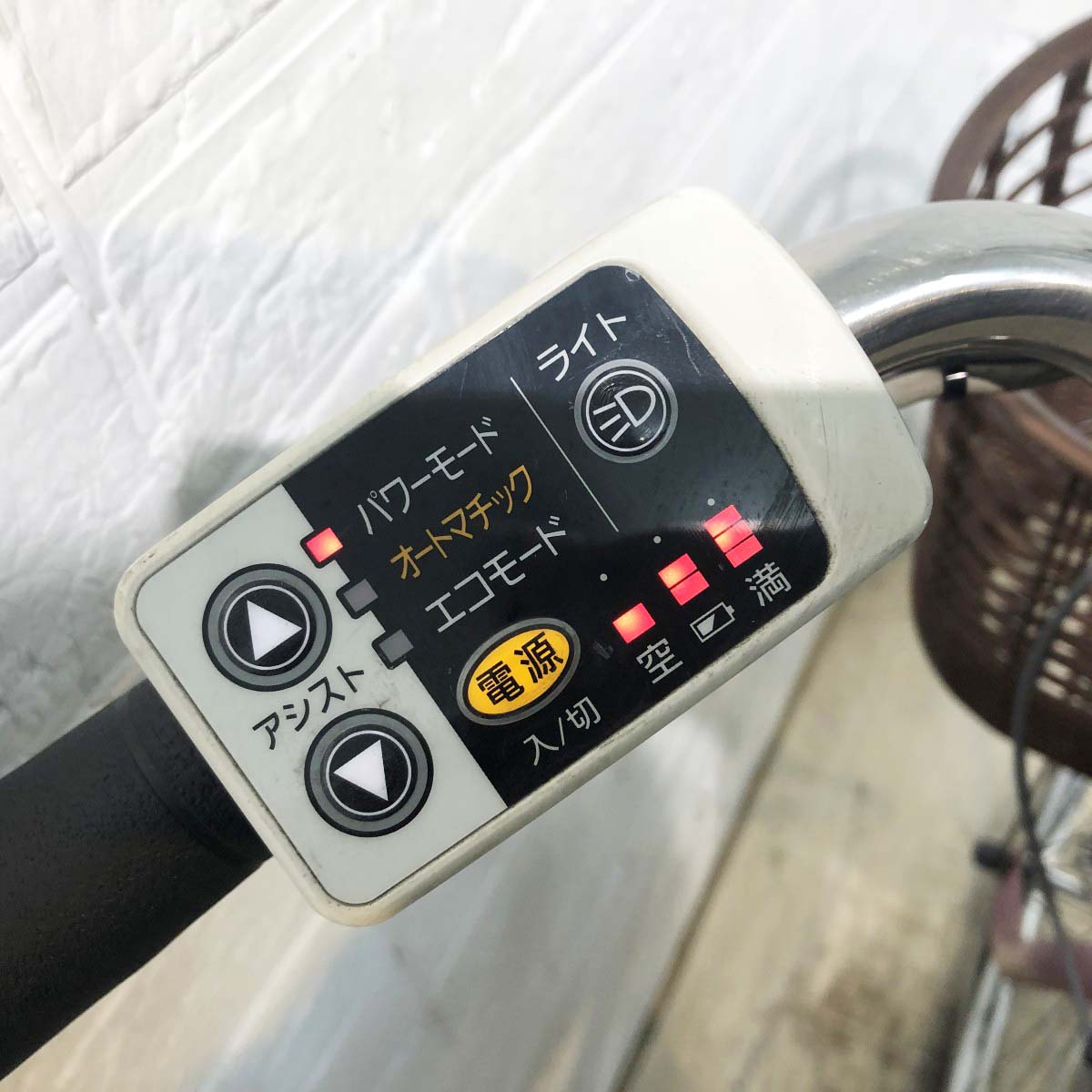 中古電動自転車 パナソニック ビビNX ピンク 26インチ YI022