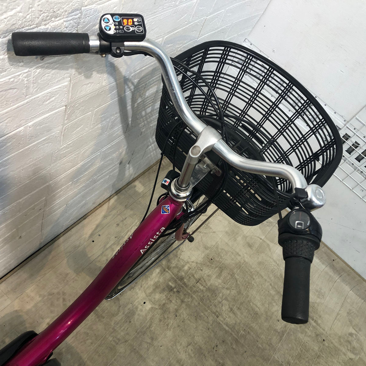 中古電動自転車 ブリヂストン アシスタ ロイヤル ピンク 24インチ YD020