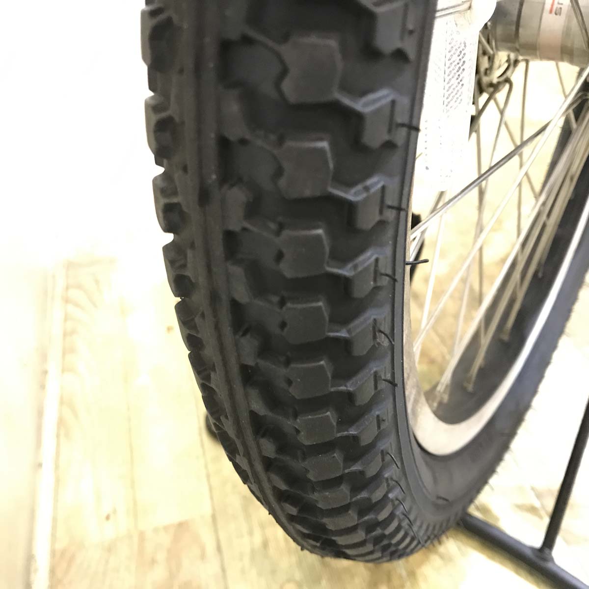 中古電動自転車 ブリヂストン ビッケグリ グリーン 24×20インチ KG098