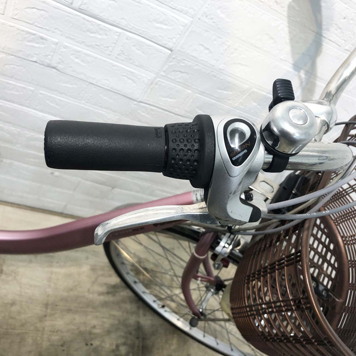 中古電動自転車 パナソニック ビビNX ピンク 26インチ YI022
