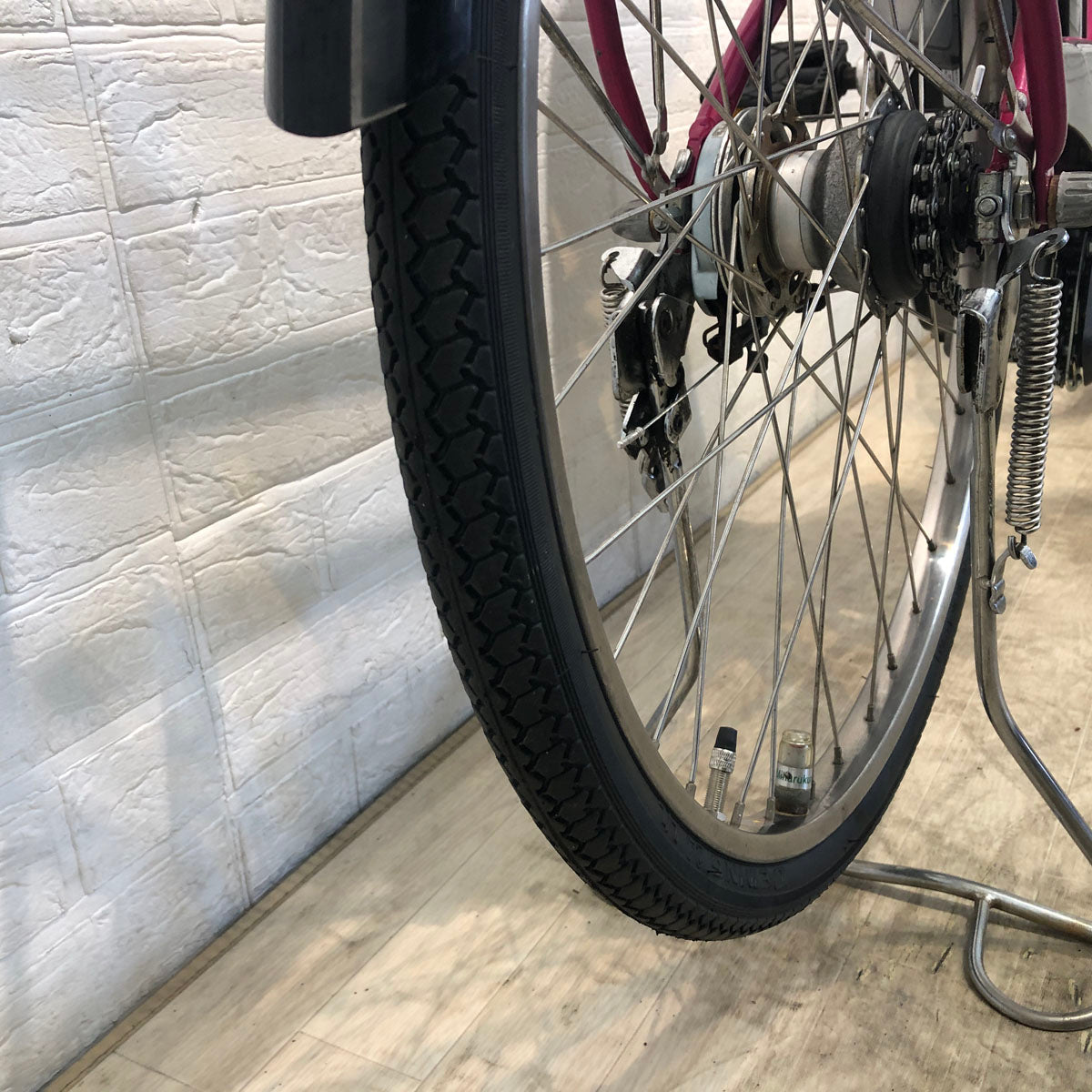 中古電動自転車 ブリヂストン アシスタ ロイヤル ピンク 24インチ YD020