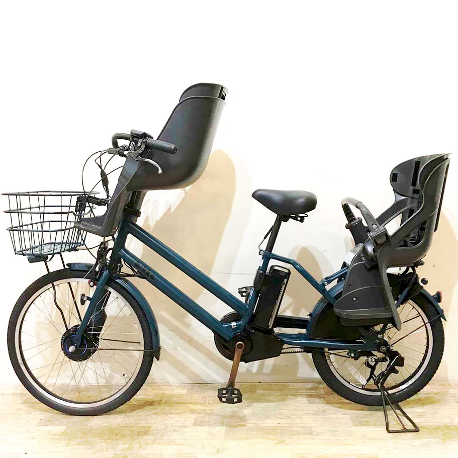 中古電動自転車 ブリヂストン ビッケグリ グリーン 24×20インチ KG098