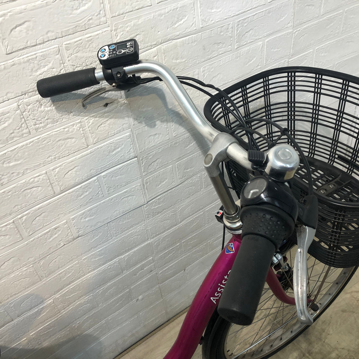 中古電動自転車 ブリヂストン アシスタ ロイヤル ピンク 24インチ YD020