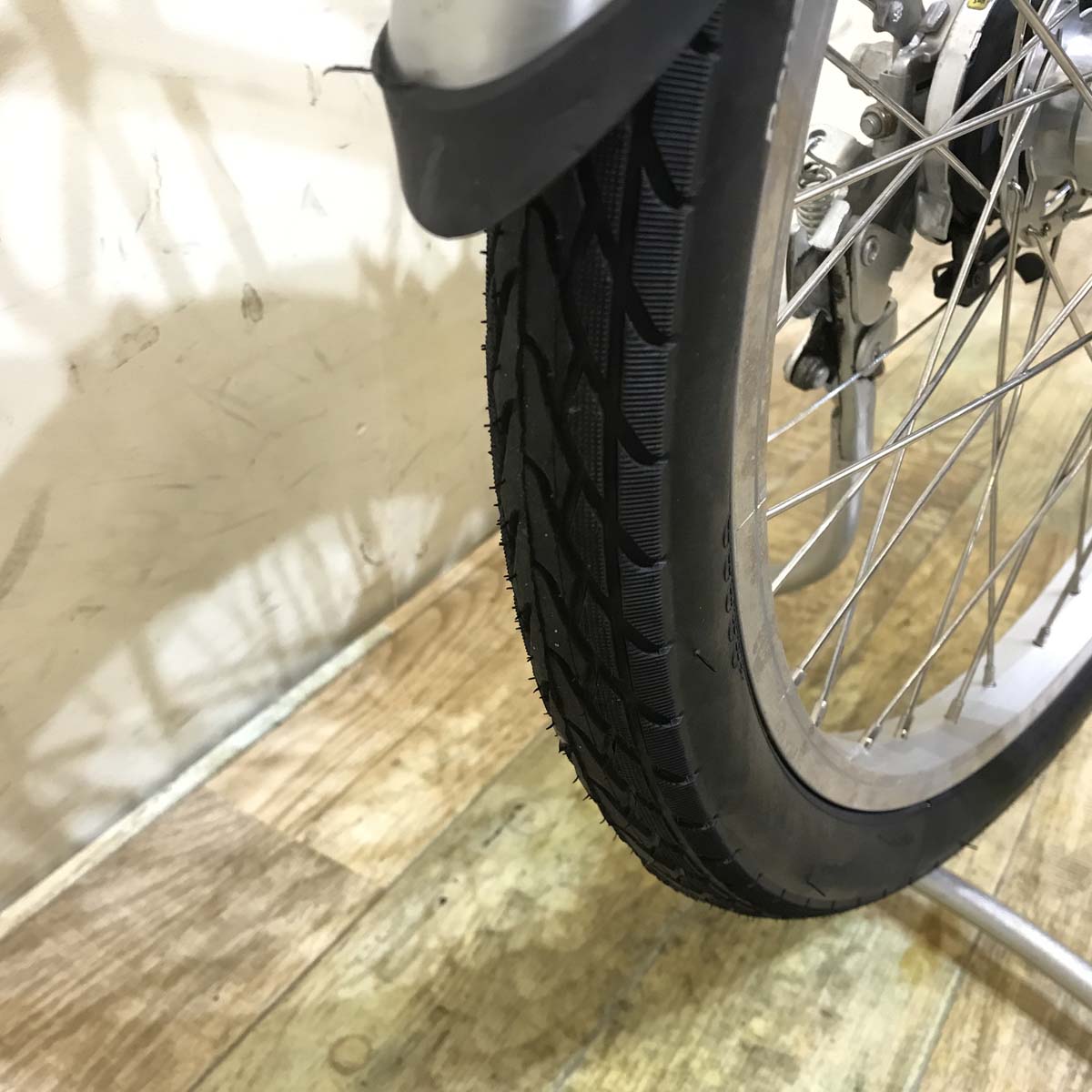 中古電動自転車 パナソニック ビビ L 20 シルバー 20インチ KB096