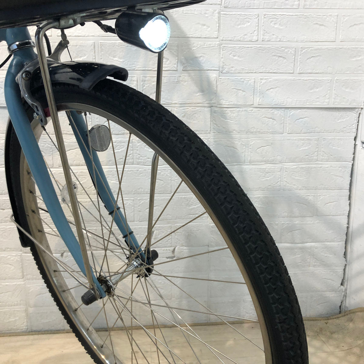 中古電動自転車 ヤマハ PAS With パス ウィズ ブルー 26インチ YD021