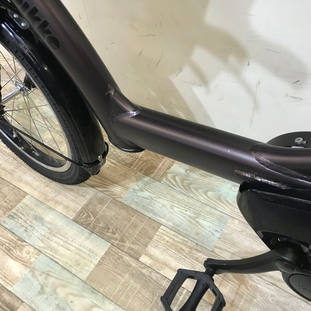 ブリヂストン bikke POLAR e ビッケ ポーラー イー ブラウン 20インチ KS106 【中古車】