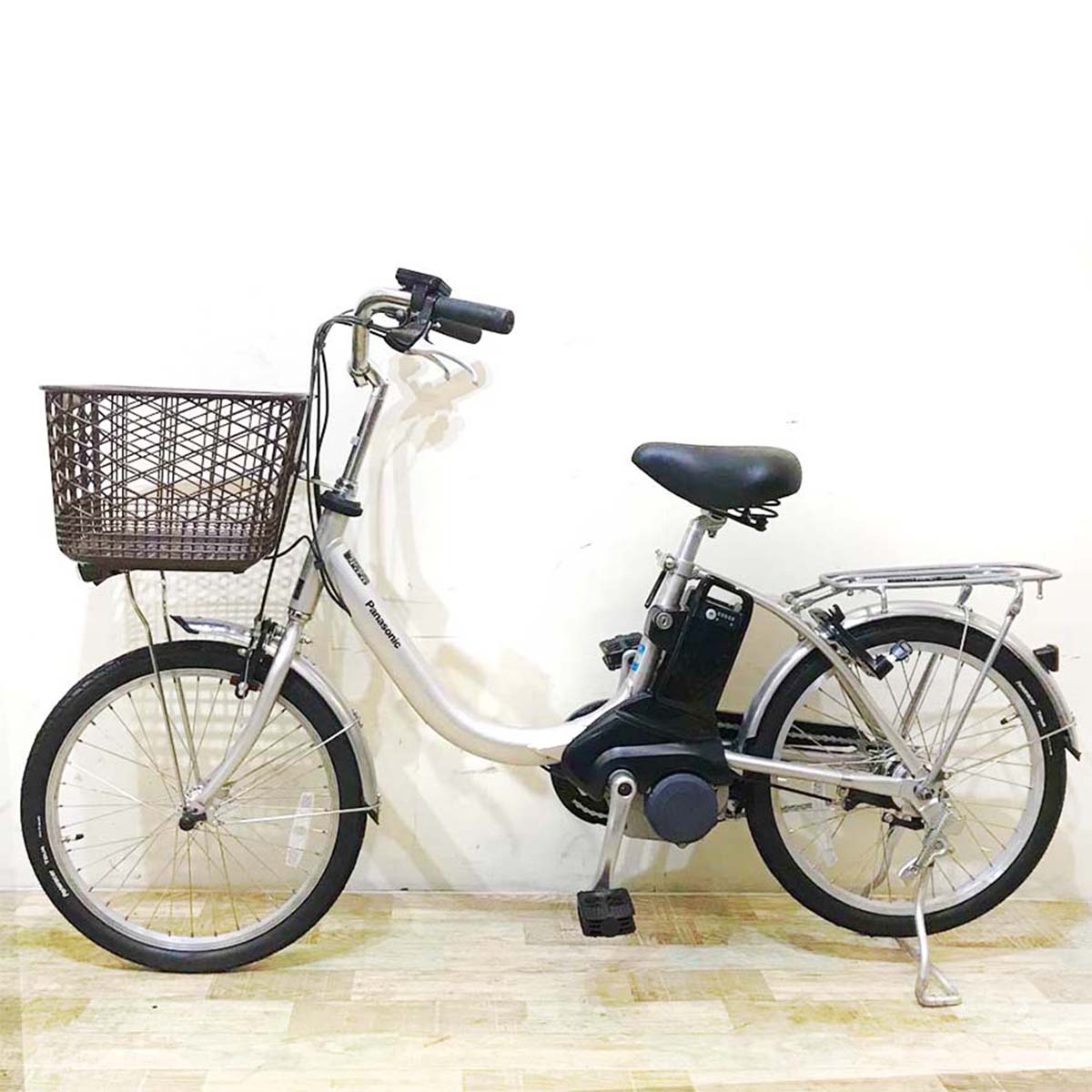 中古電動自転車 パナソニック ビビ L 20 シルバー 20インチ KB096