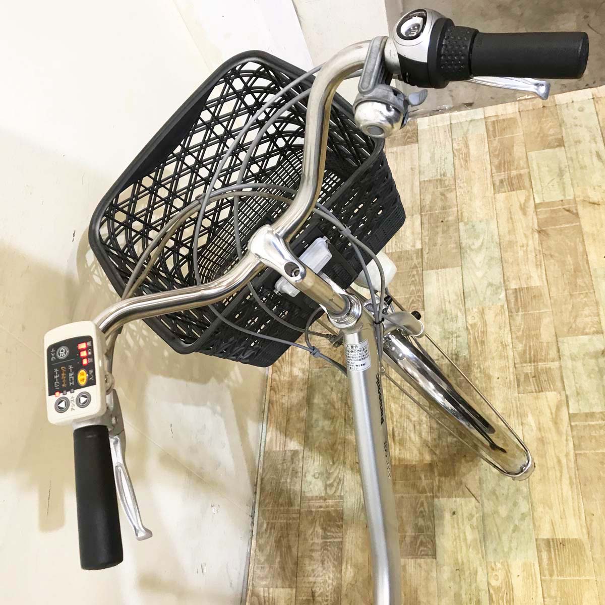 中古電動自転車 パナソニック ビビNX シルバー 26インチ KG100