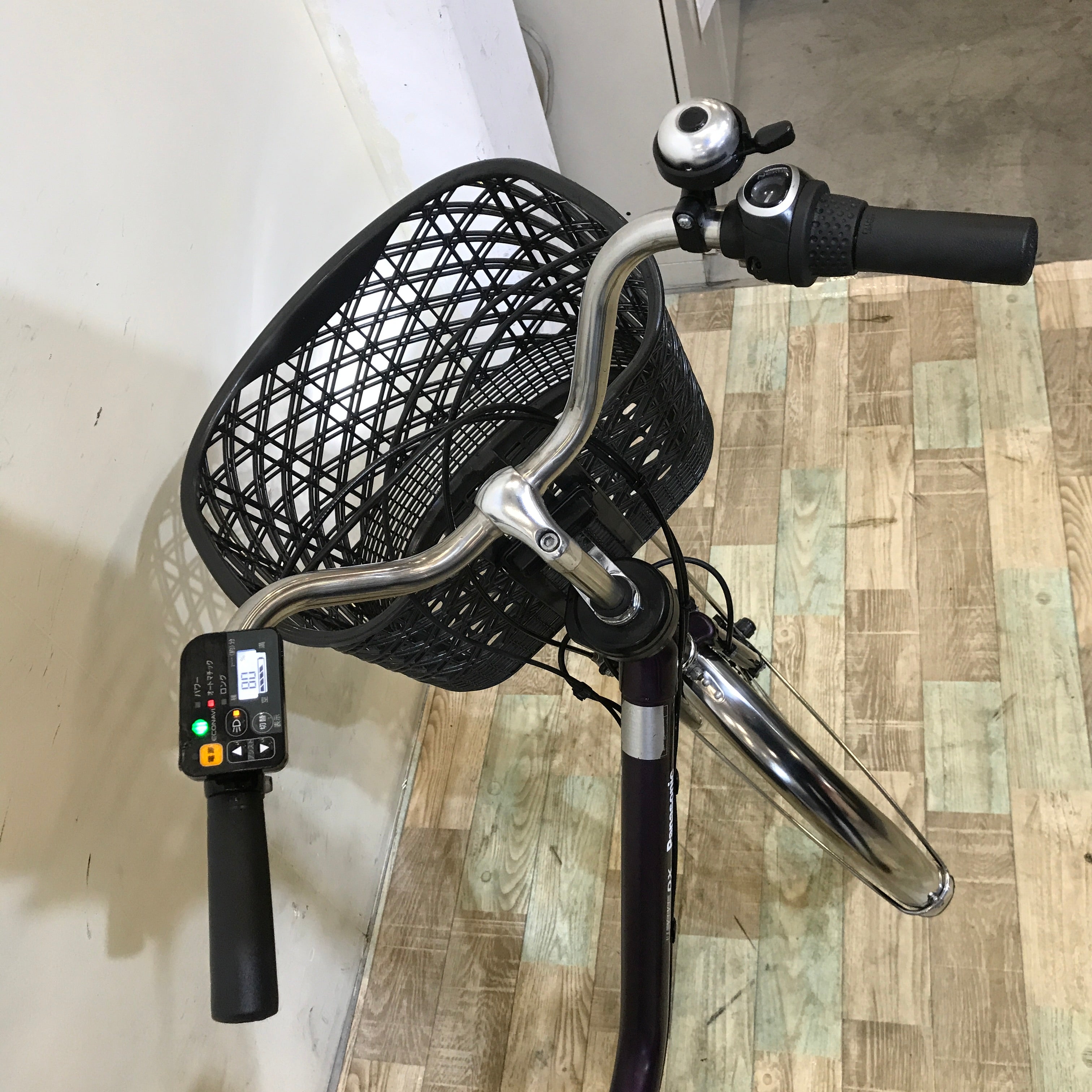 おちばパナソニック リチウムビビDX 26インチ 電動アシスト中古車 電動自転車 パナソニック ビビDX 26インチ ネイビー 12ah 2017