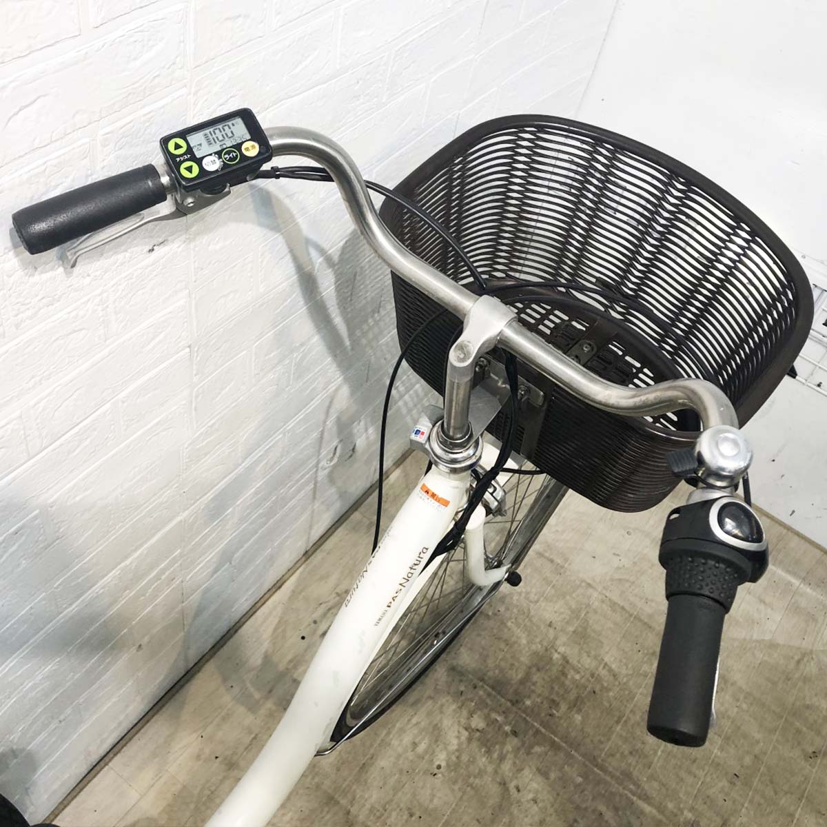 中古電動自転車 ヤマハ PAS ナチュラDX ホワイト 26インチ YI025