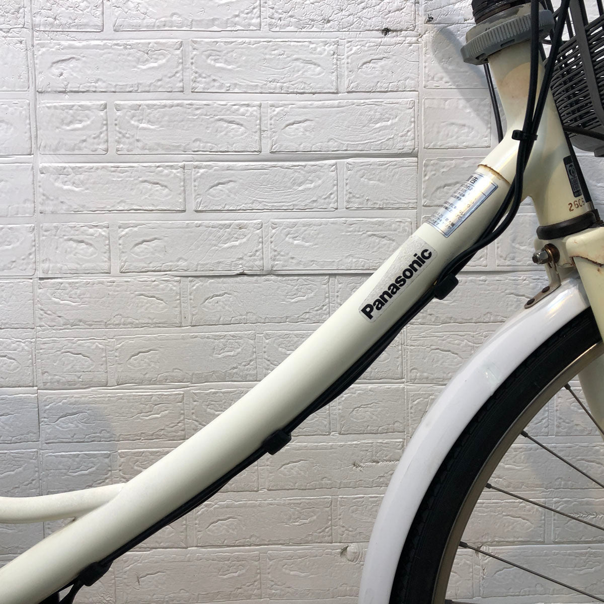 中古電動自転車 パナソニック エーガールズ ホワイト 26インチ YD022