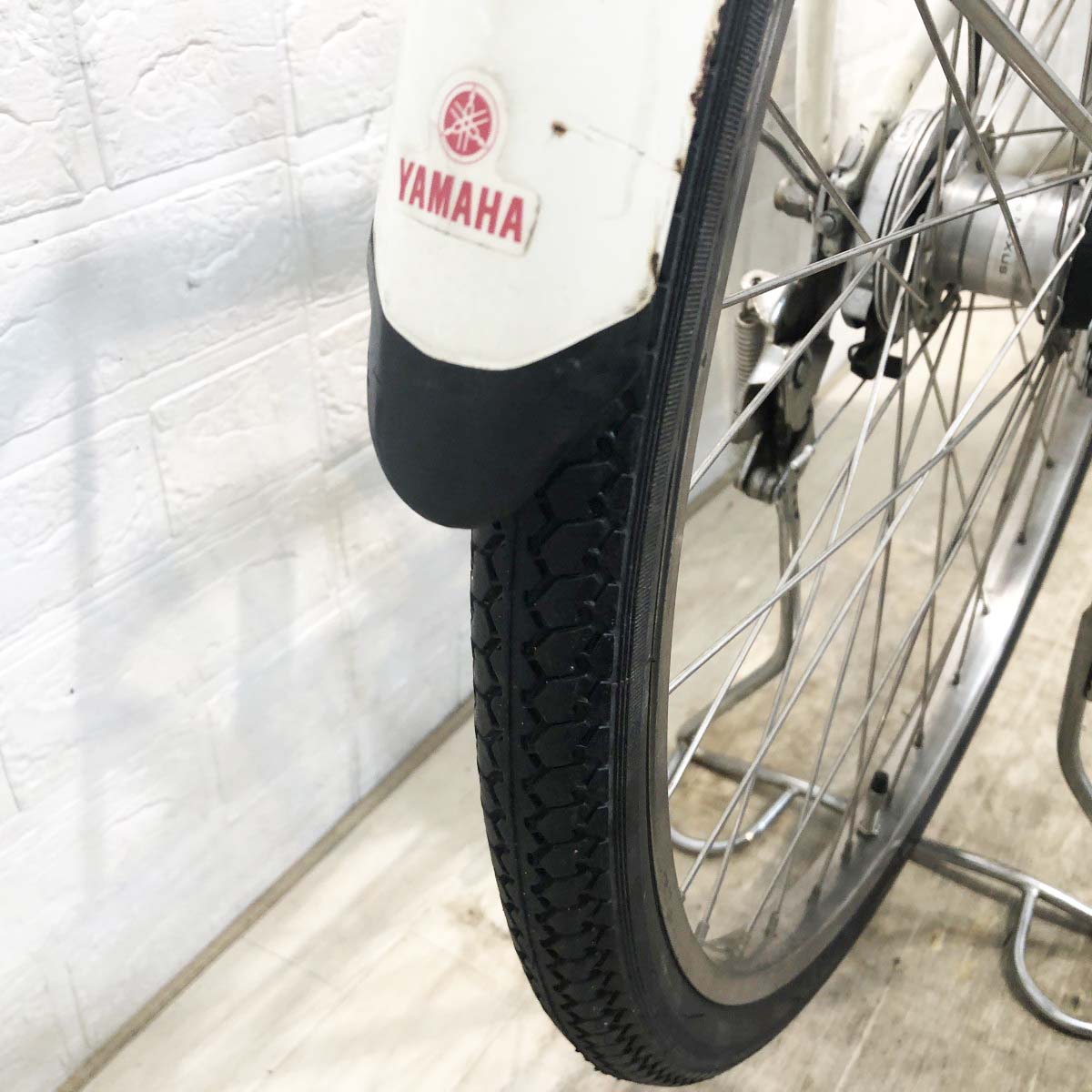 中古電動自転車 ヤマハ PAS ナチュラDX ホワイト 26インチ YI025