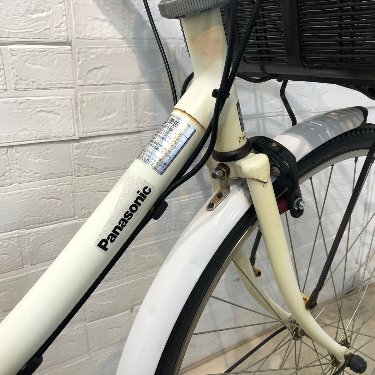 中古電動自転車 パナソニック エーガールズ ホワイト 26インチ YD022