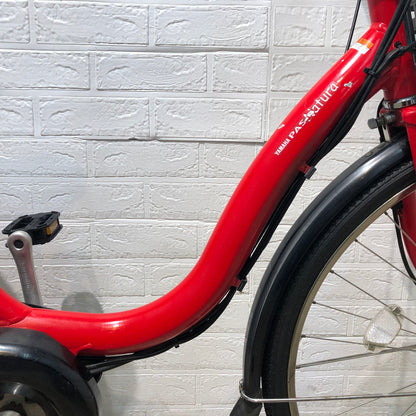 ヤマハ PAS ナチュラ L レッド 26インチ YQ081 【中古車】