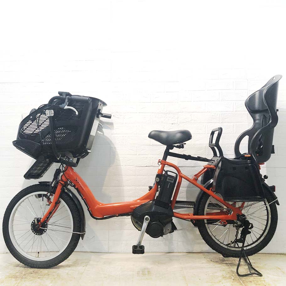 ブリヂストン アンジェリーノプティットe オレンジ 20インチ YI027 【中古車】
