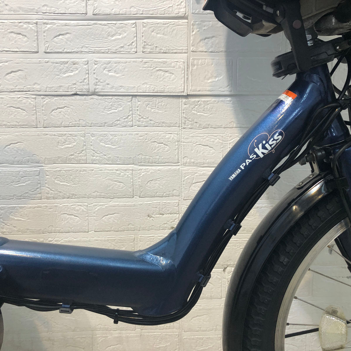 中古電動自転車 ヤマハ PAS Kiss mini パス キッス ミニ ネイビー 20インチ YD024