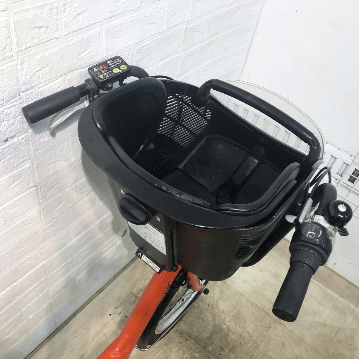 中古電動自転車 ブリヂストン アンジェリーノプティットe オレンジ 20インチ YI027