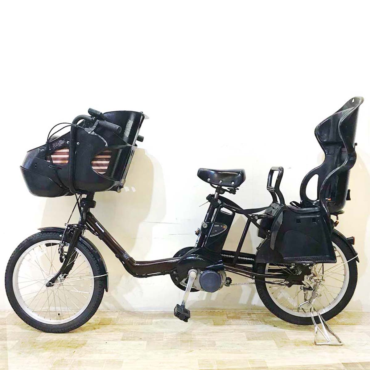 中古電動自転車 パナソニック ギュット ミニ DX ブラウン 20インチ KB100