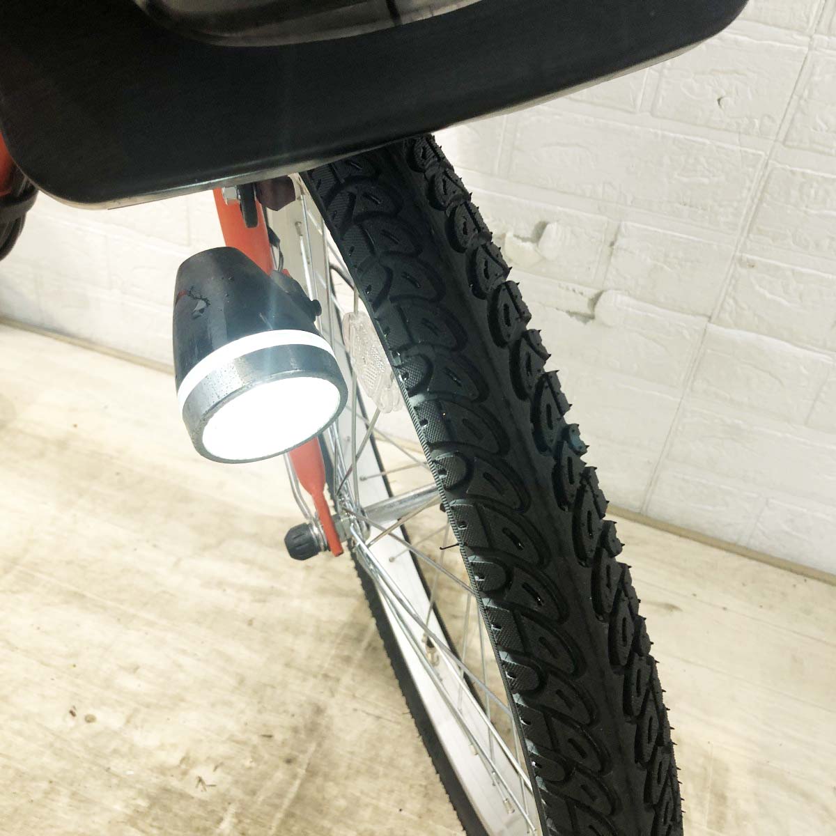中古電動自転車 ブリヂストン アンジェリーノプティットe オレンジ 20インチ YI027
