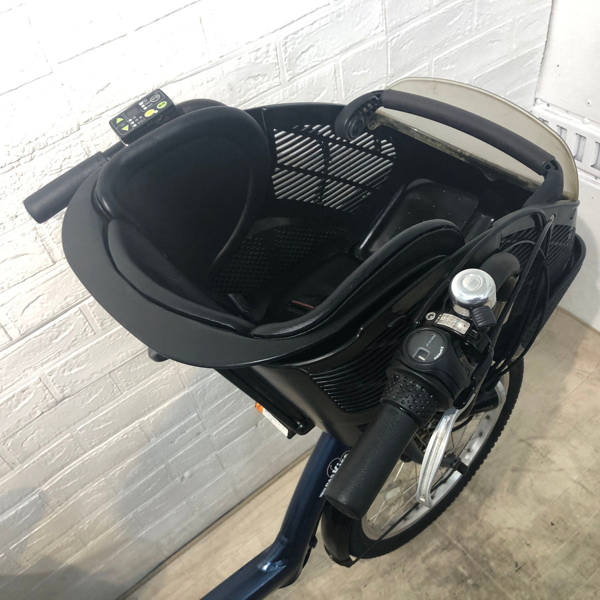 中古電動自転車 ヤマハ PAS Kiss mini パス キッス ミニ ネイビー 20インチ YD024