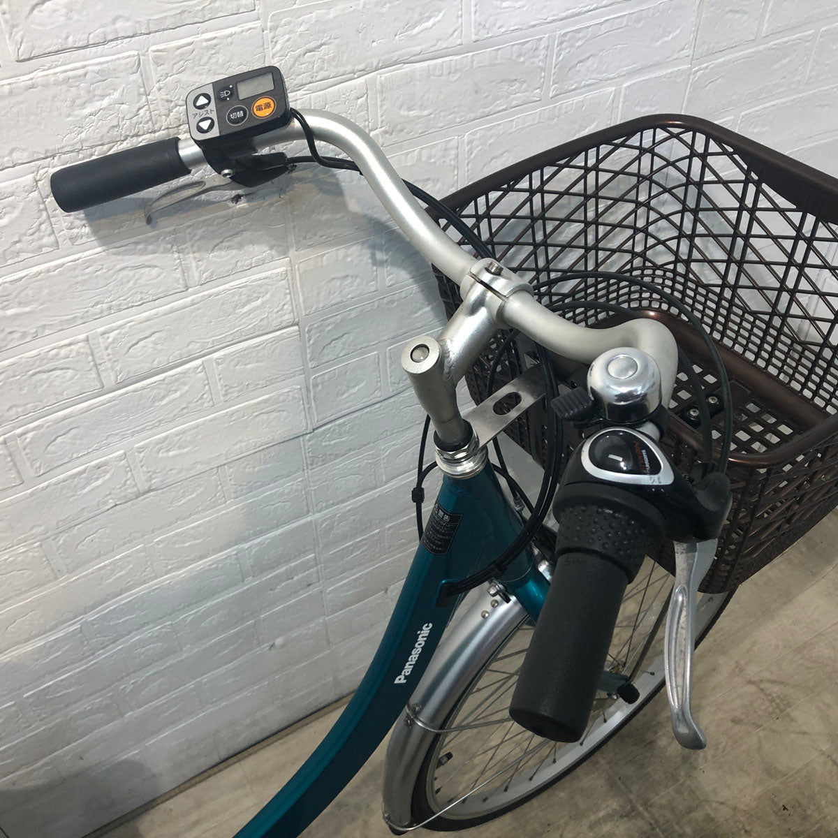 中古電動自転車 パナソニック ビビ SL グリーン 24インチ YD025 