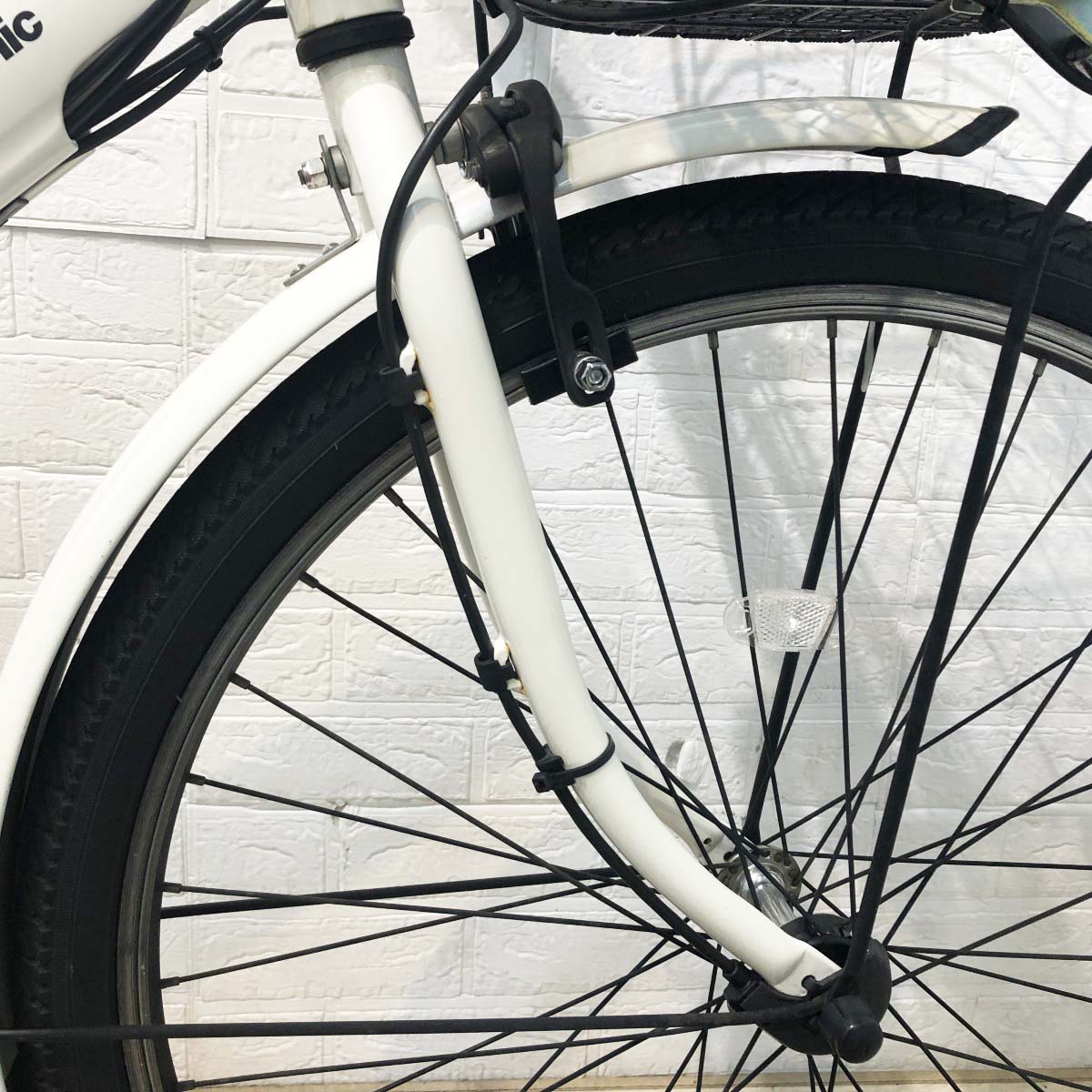 中古電動自転車 パナソニック ティモA ホワイト 26インチ YI029