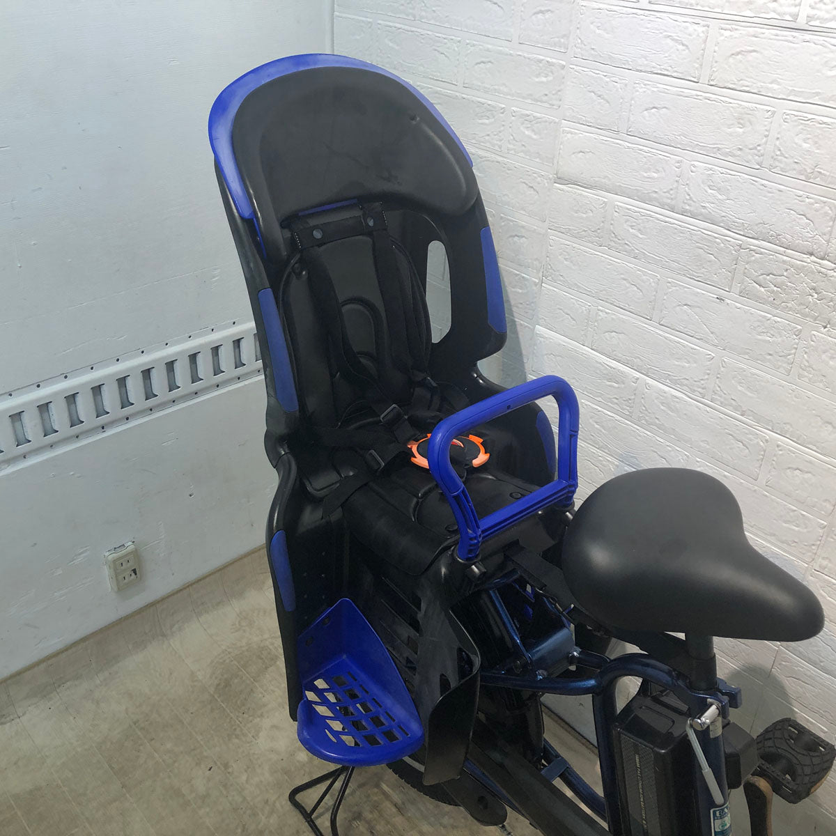 中古電動自転車 ヤマハ PAS Kiss mini パス キッス ミニ ネイビー 20インチ YD024