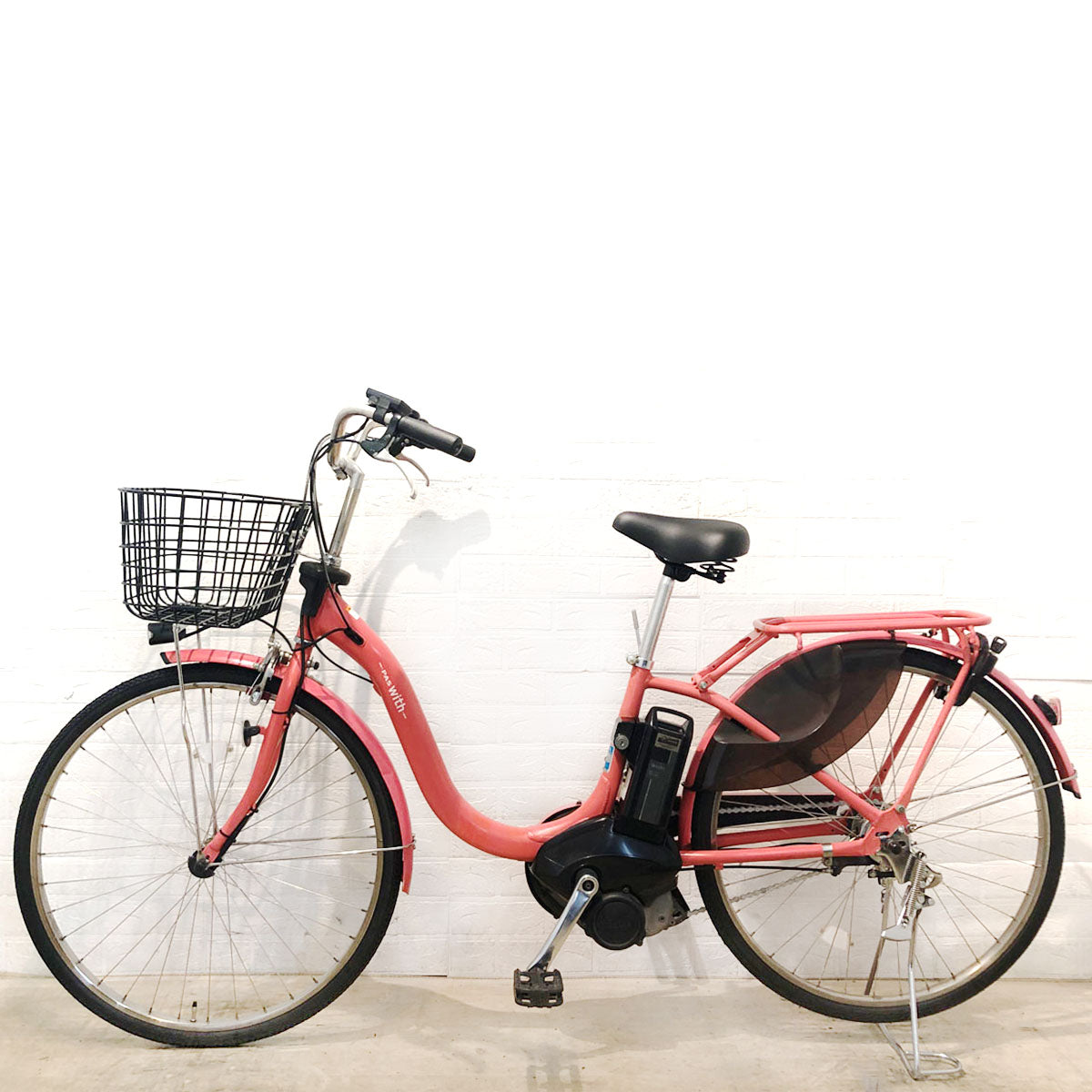 ヤマハ PAS With DX パス ウィズ DX コーラルレッド 26インチ YV100 【中古車】
