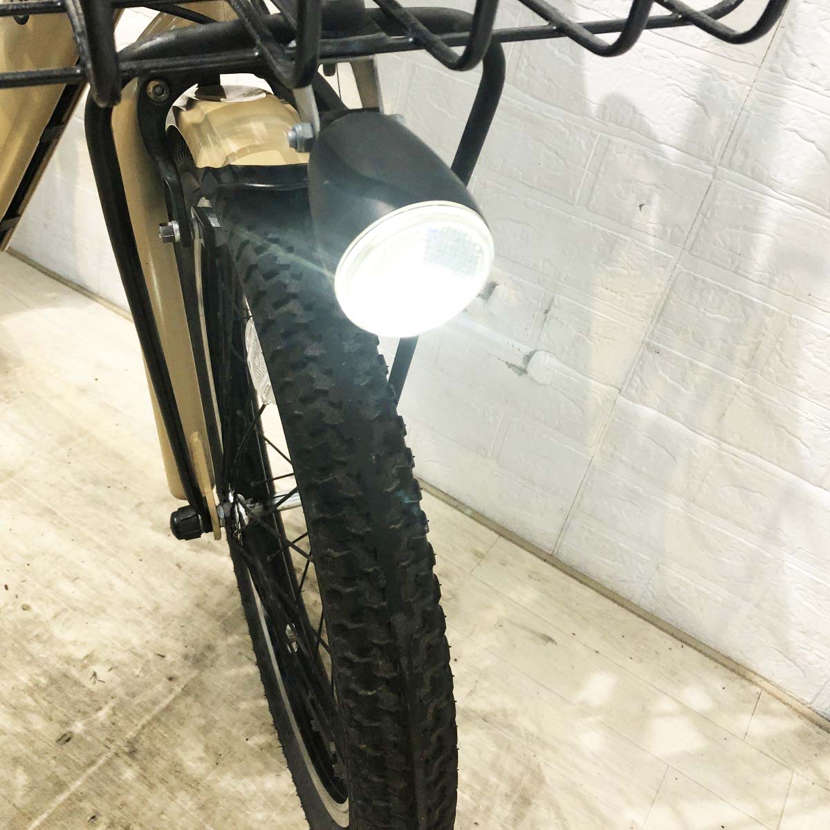 中古電動自転車 パナソニック ギュットアニーズDX ベージュ 20インチ YI030