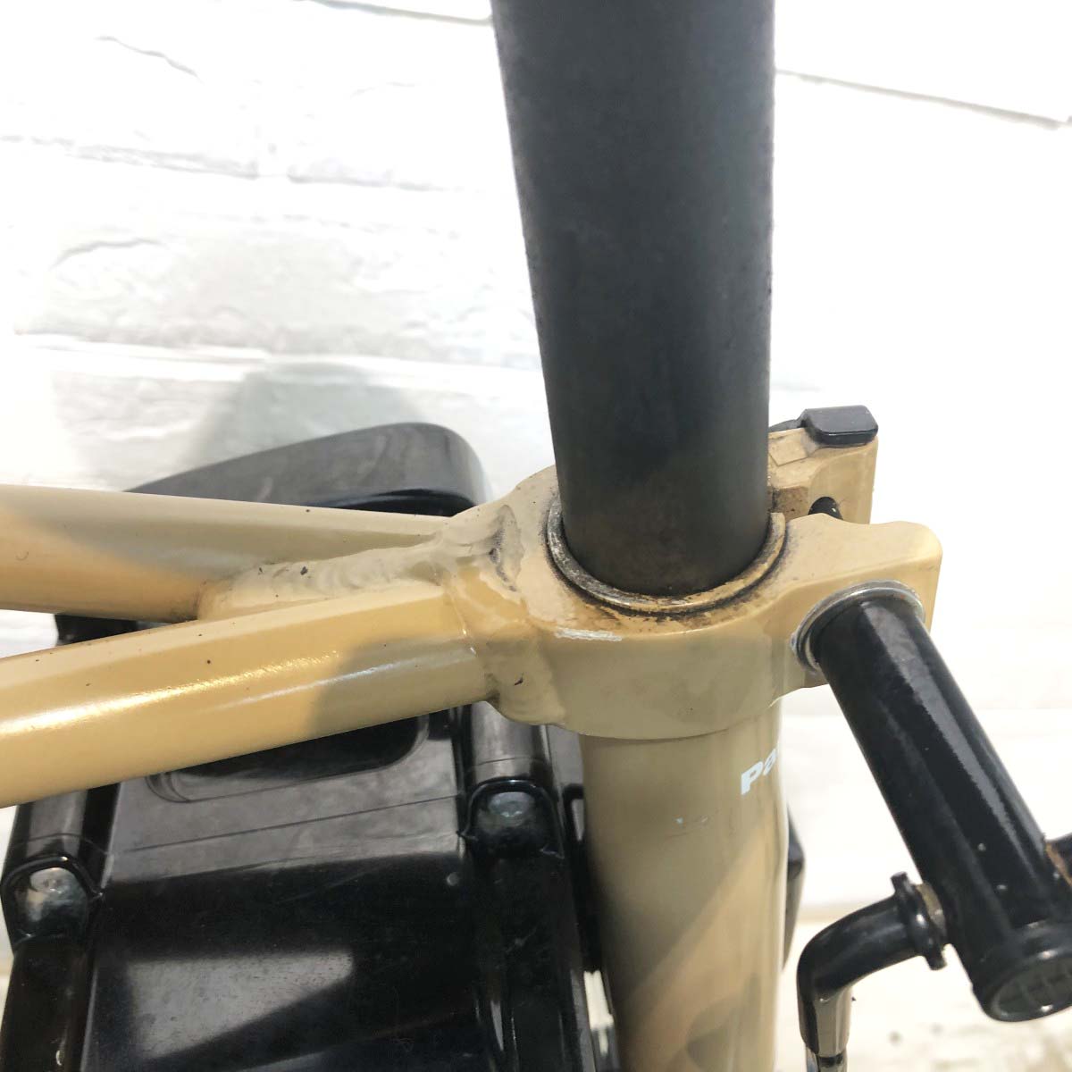 中古電動自転車 パナソニック ギュットアニーズDX ベージュ 20インチ YI030