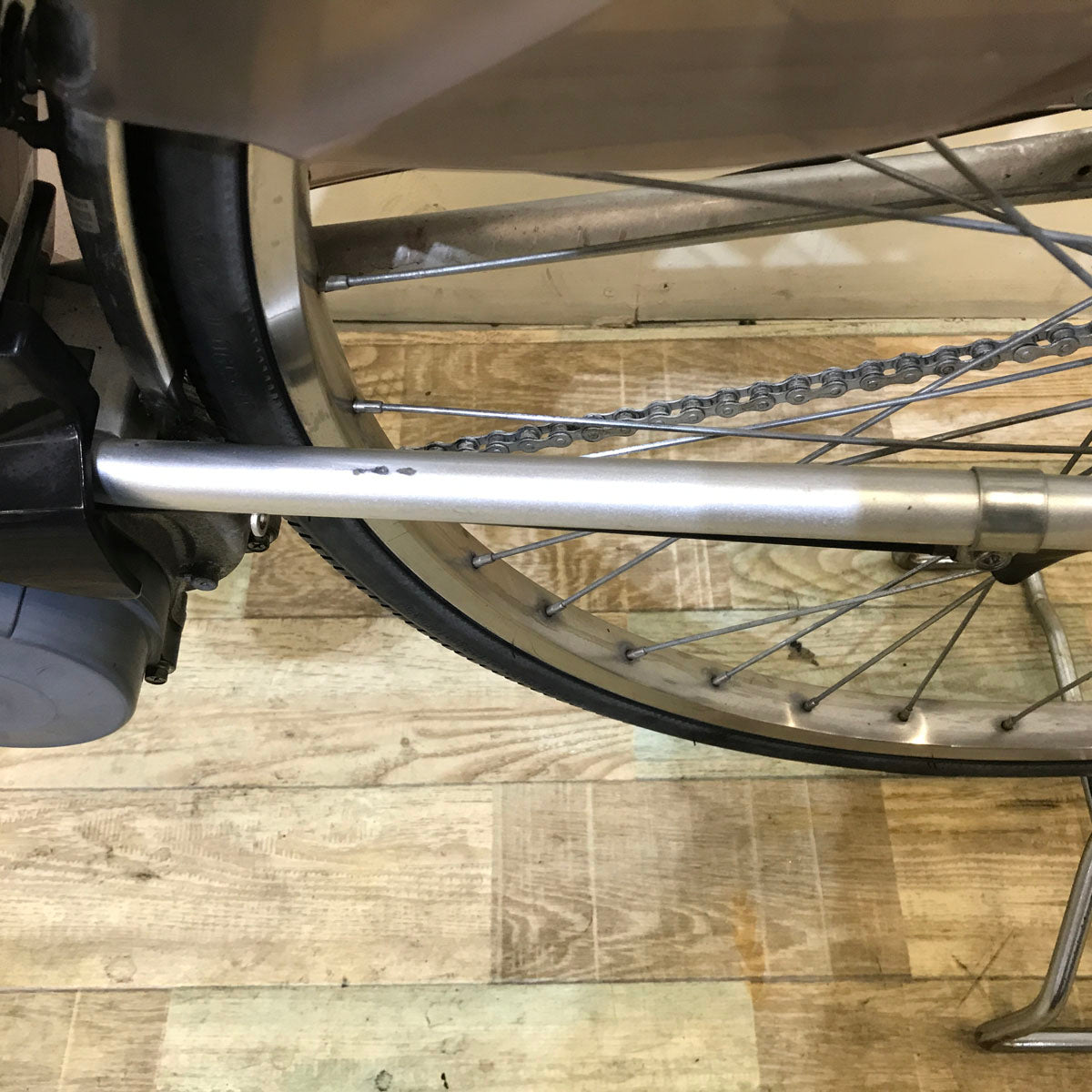 中古電動自転車 パナソニック ビビ SX シルバー 26インチ KB103